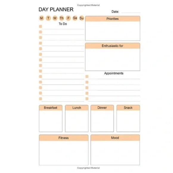 ๐3/$15๐ Be Notorious Notebook Daily Planner/Organizer Journal To Do List 6x9 - Picture 2 of 3